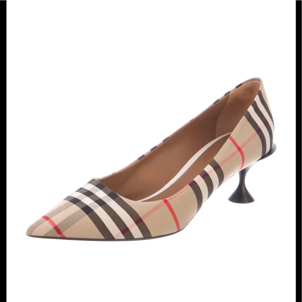Burberry Nova Check Pattern Pumps - image 1